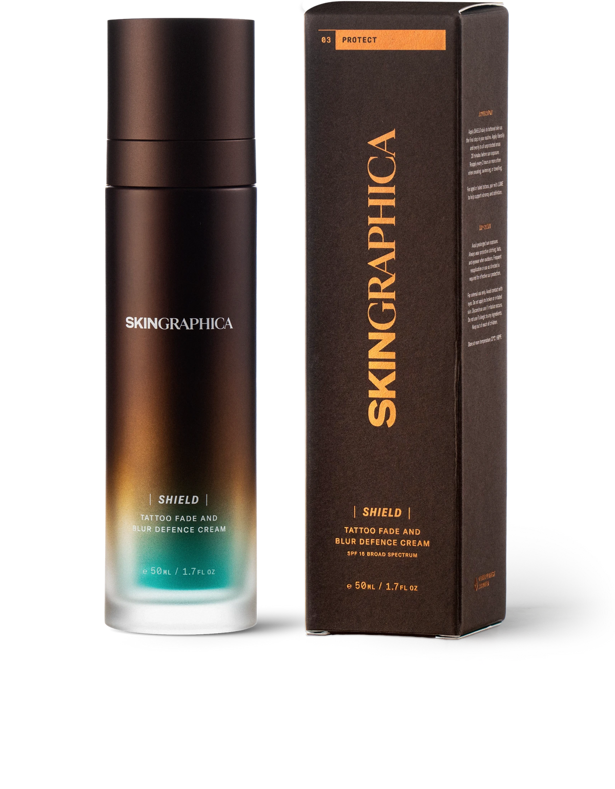SKINGRAPHICA SHIELD tattoo protection cream with its presentation box